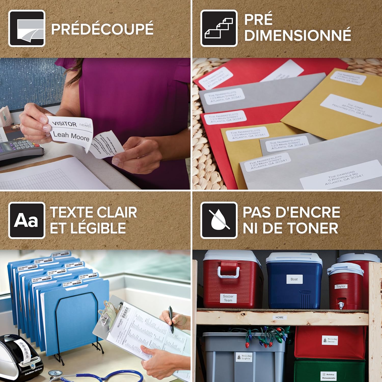 Thumbnail 4 de DYMO Pack de 12 étiquettes LW Large Adresse 36 x 89 mm (2093093)