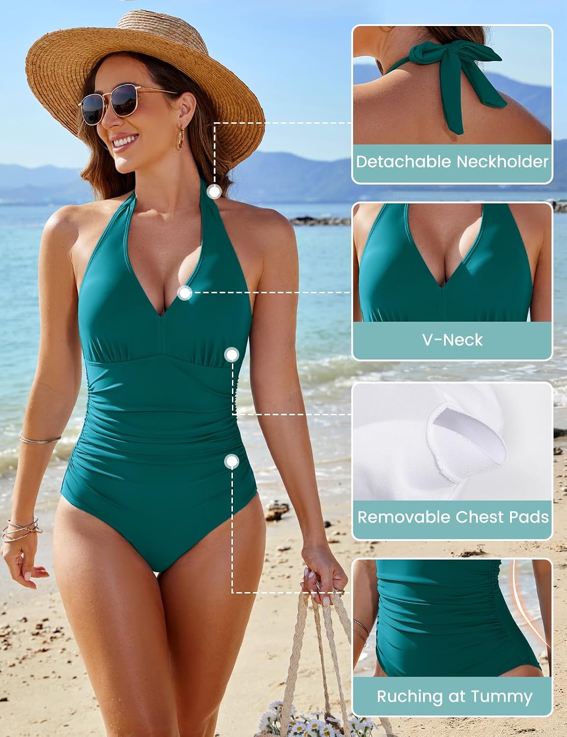 Detalle 2 de CMTOP Costume Intero Contenitivo Scollo a V