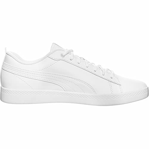 Detalle 2 de PUMA Smash Wns v2 L Sneakers Mujer, Puma White-Puma White | 36 EU