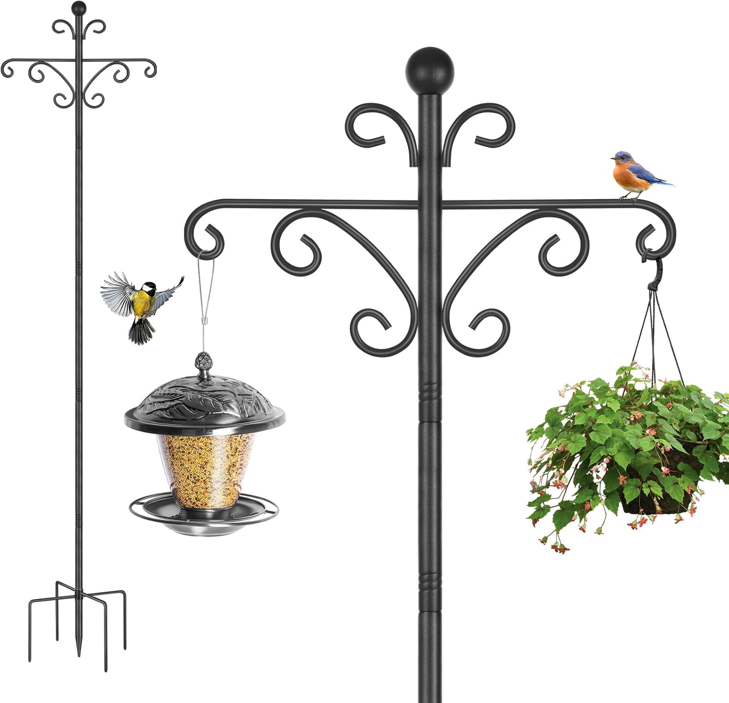 Bird Feeders Hanging Station 196cm