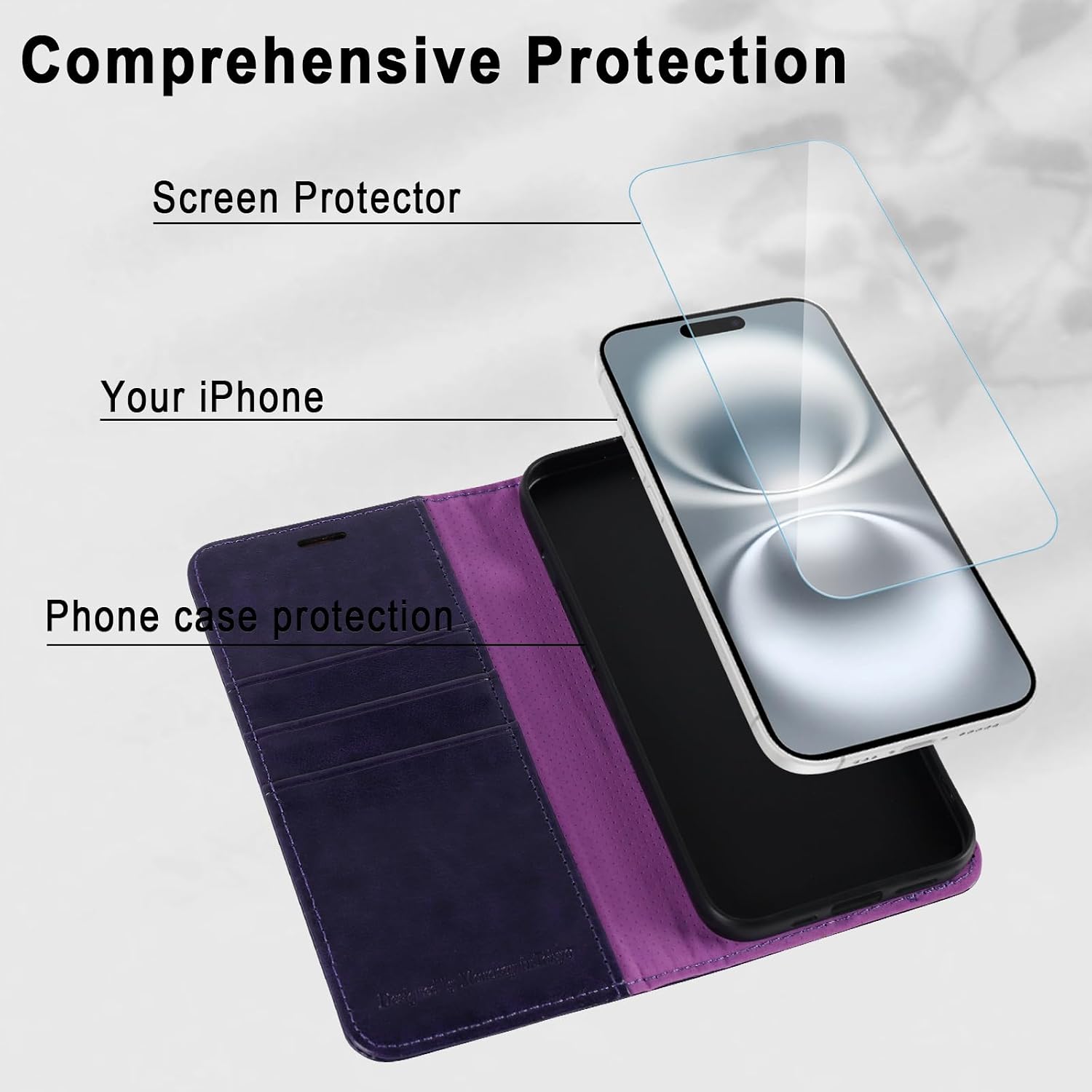 Thumbnail 4 de MONASAY Wallet Case for iPhone 16