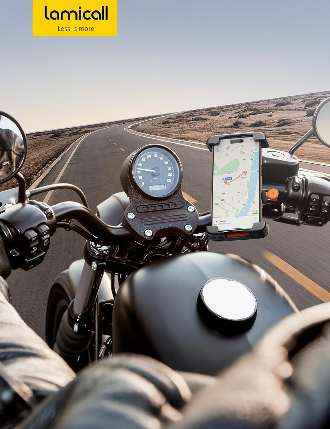 Thumbnail 6 de Lamicall Bike Phone Holder for iPhone 17 6.5in