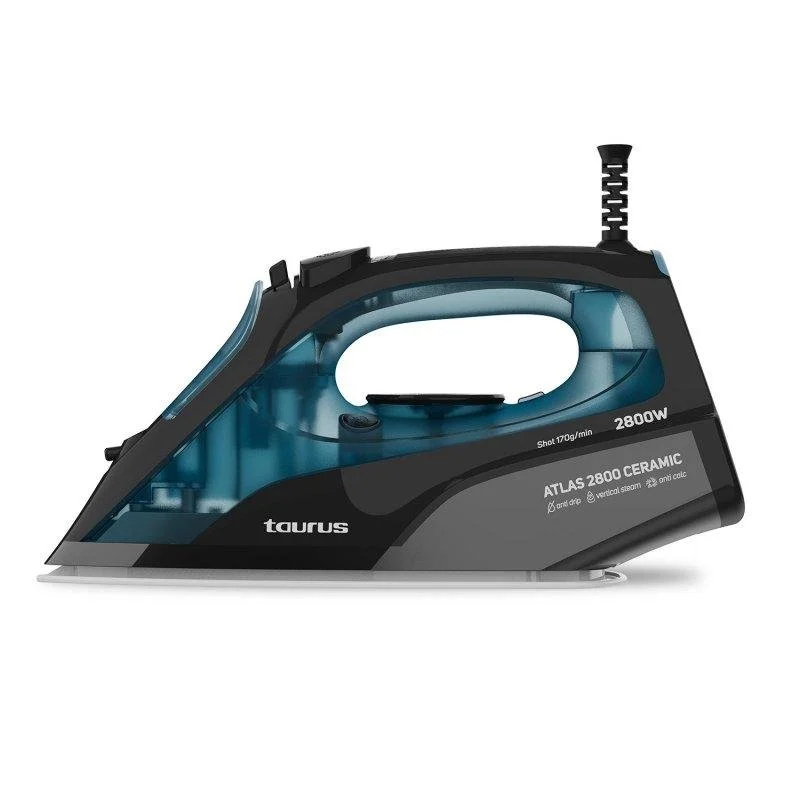 Detalle de Plancha de Vapor Taurus Atlas 2800 2800W con Suela Cerámica XL