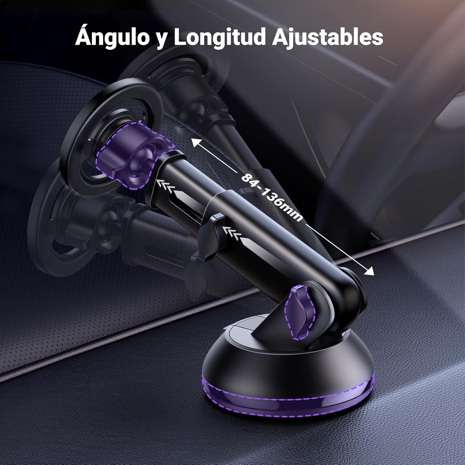 Thumbnail 6 de UGREEN Soporte Móvil Coche Magsafe 2 en 1 🚗 Magnetic para Salpicadero y Rejillas