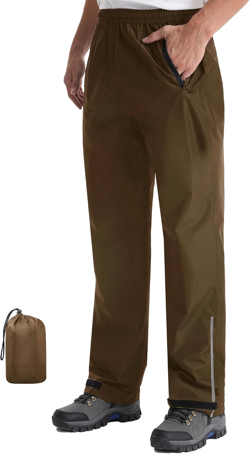 Thumbnail 6 de iCreek Men’s Packable Waterproof Rain Pants (5000mm, Lightweight) — Over Pants for Outdoor Use