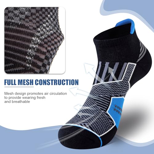 Thumbnail 2 de Niofind Calcetines Tobilleros de Algodón para Hombre y Mujer, 6 pares 43-46