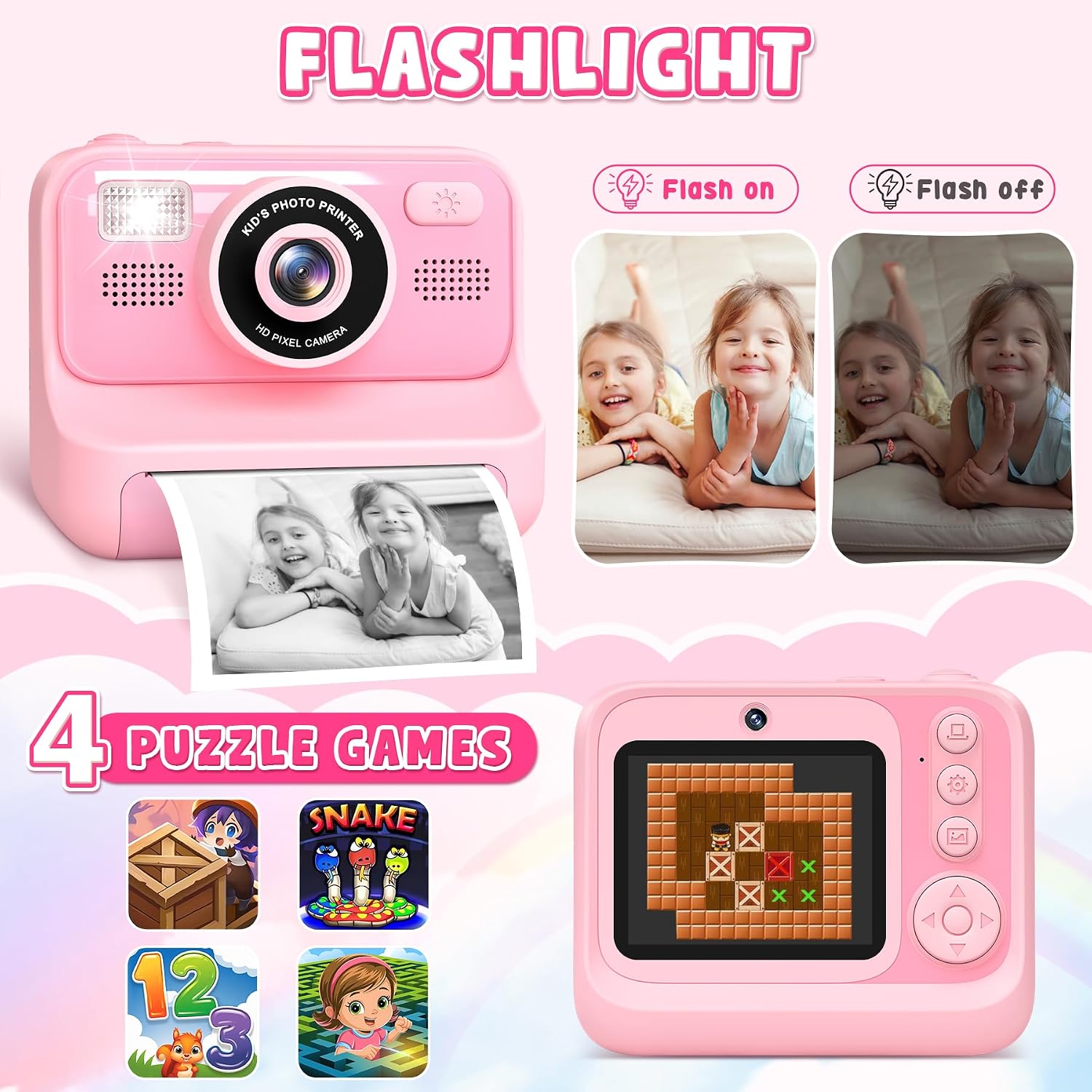 Thumbnail 4 de Subtail Kids Camera Instant Print 32GB