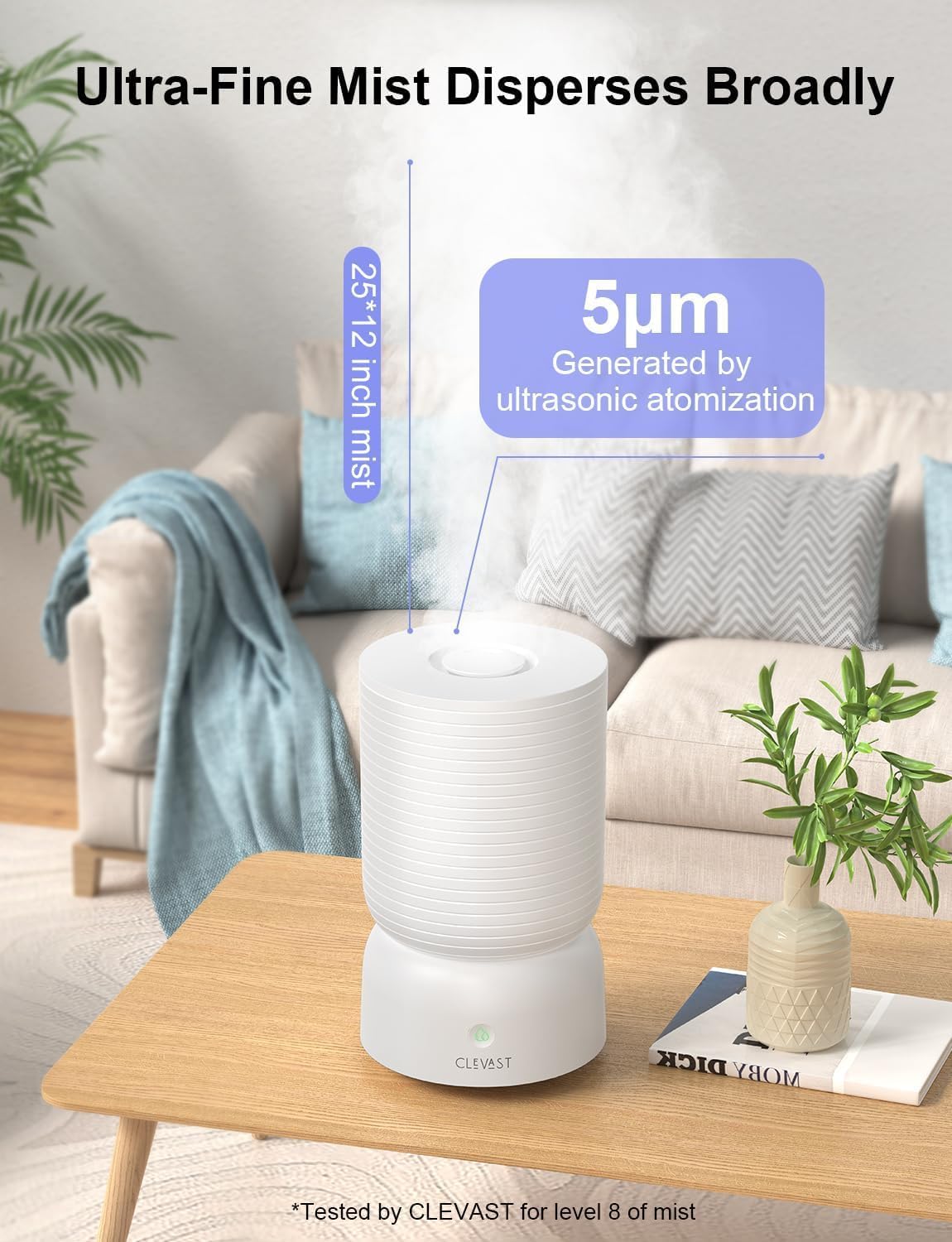 Thumbnail 2 de CLEVAST Smart Humidifier 3L with Wi‑Fi 🌬