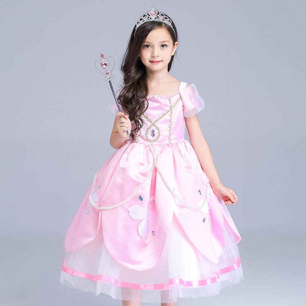 Thumbnail 6 de Set cosplay da principessa Vicloon con tiara, scettro, guanti e gioielli (8 o 9 pezzi) per bimbi 3-9 anni