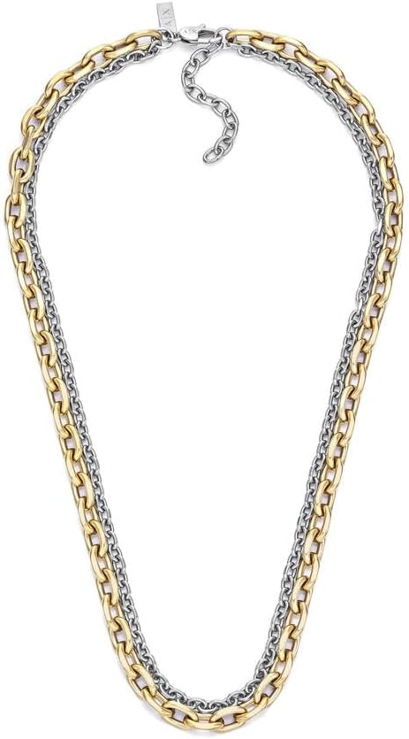 Thumbnail 3 de Armani Exchange Collana da uomo in acciaio inossidabile con chiusura a moschettone