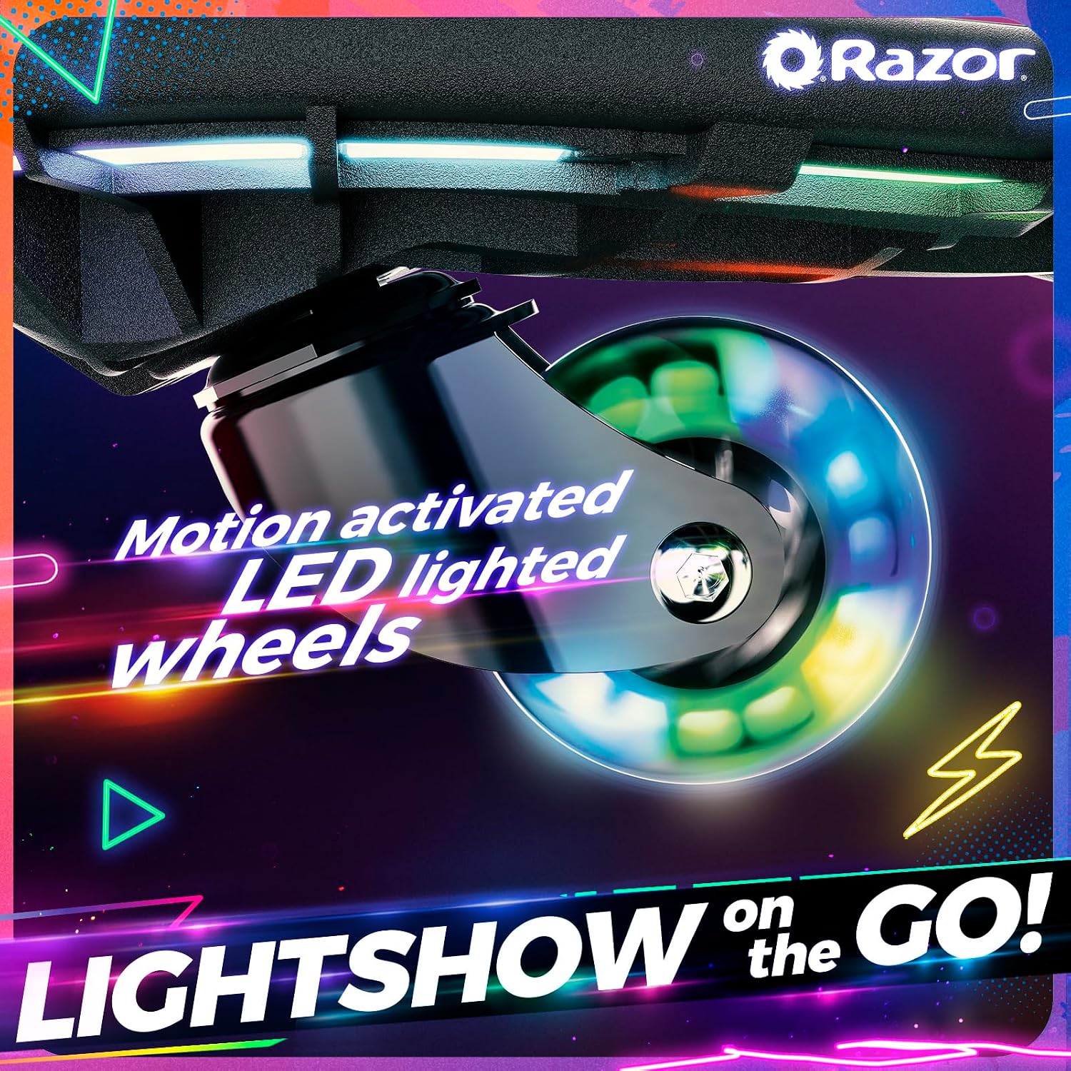 Thumbnail 5 de Razor RipStik Ripster Lightshow – kompaktowa deska na dwóch kółkach z LED