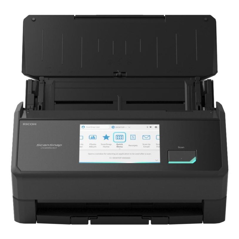 Detalle 2 de Escáner Ricoh ScanSnap iX2500: rendimiento y conectividad para la oficina moderna
