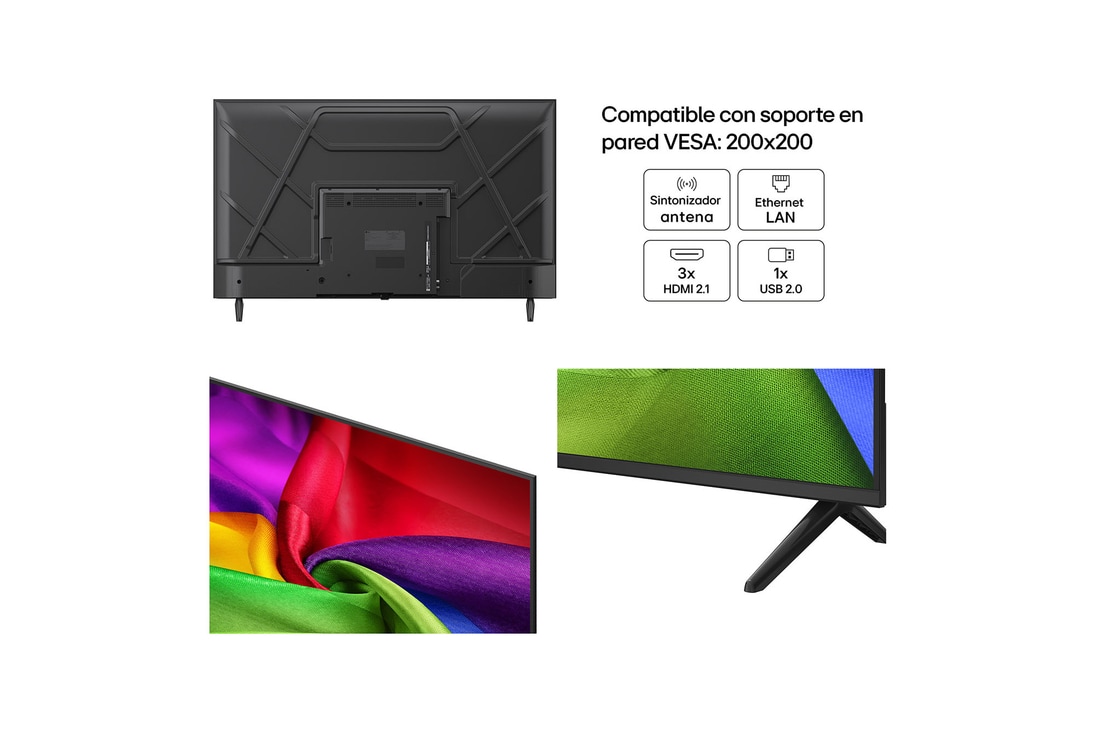 Detalle de LG NANO 4K UHD AI NU80 43" (43NU800B6LC.80E): ficha práctica para decidir si merece la pena