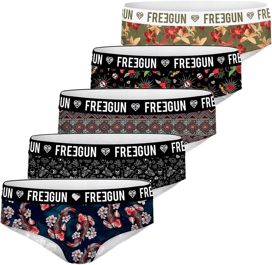 Detalle de FREEGUN Pack Surprise Culotte Fille Microfibre – Lot de 3 (Modèles aléatoires)