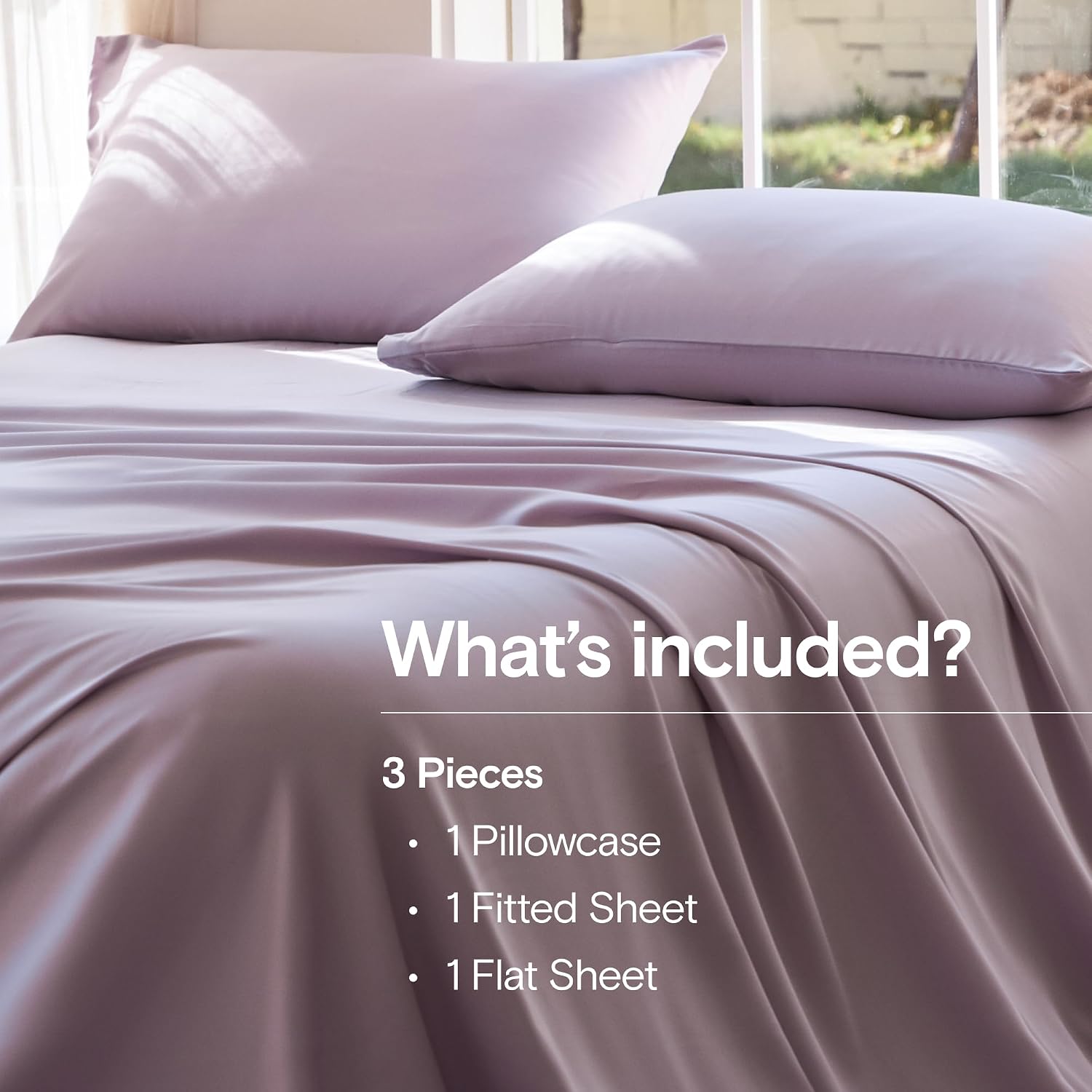Thumbnail 1 de DOZ Sheet Set: 100% Bamboo Viscose, Organic, Cooling Luxury (Lavender, Twin XL)