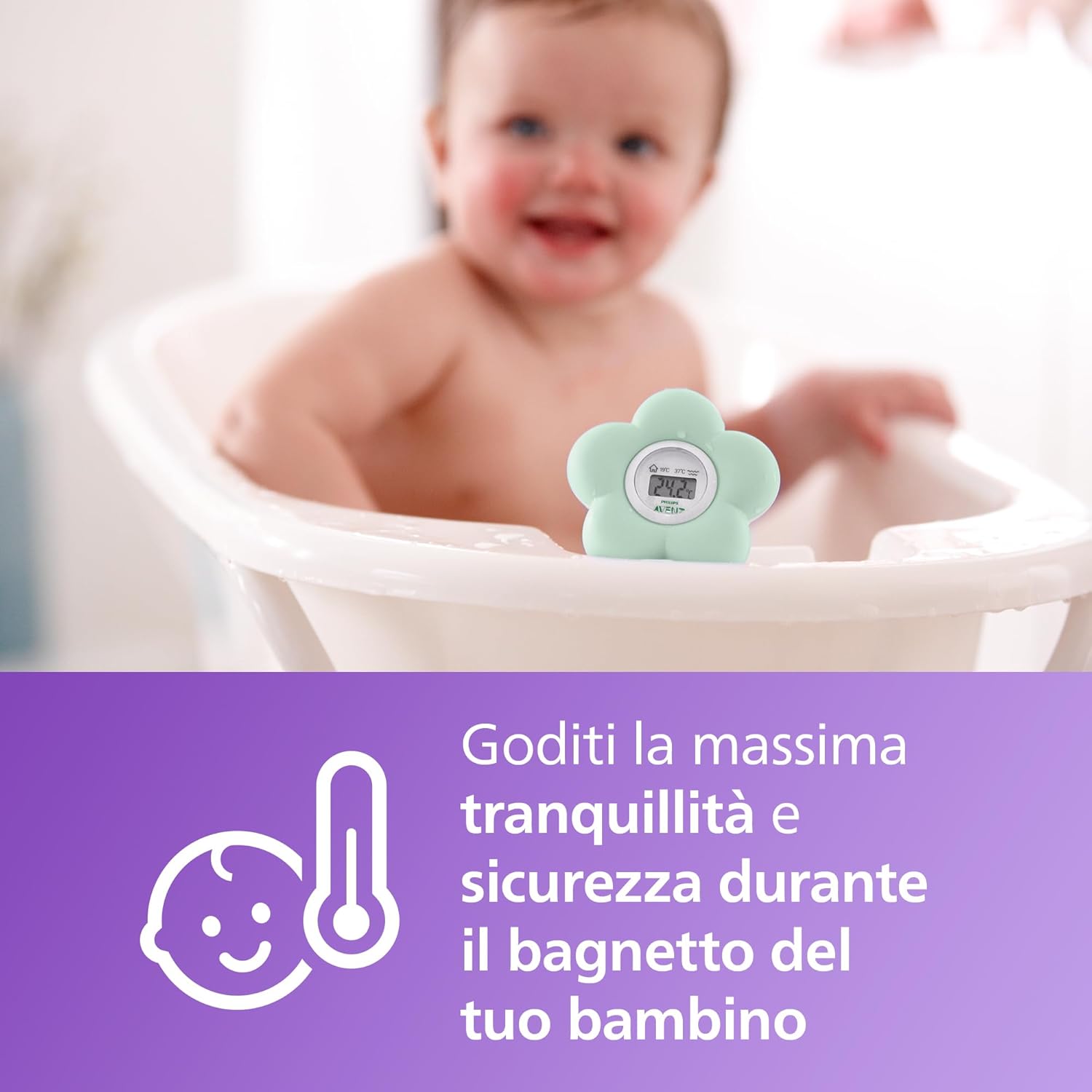 Detalle 2 de Philips Avent SCH480/00 Termometro digitale 160 g