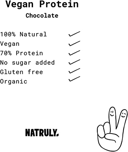 Detalle de Proteína Vegana Chocolate BIO de Natruly: armonía entre sabor y naturalidad