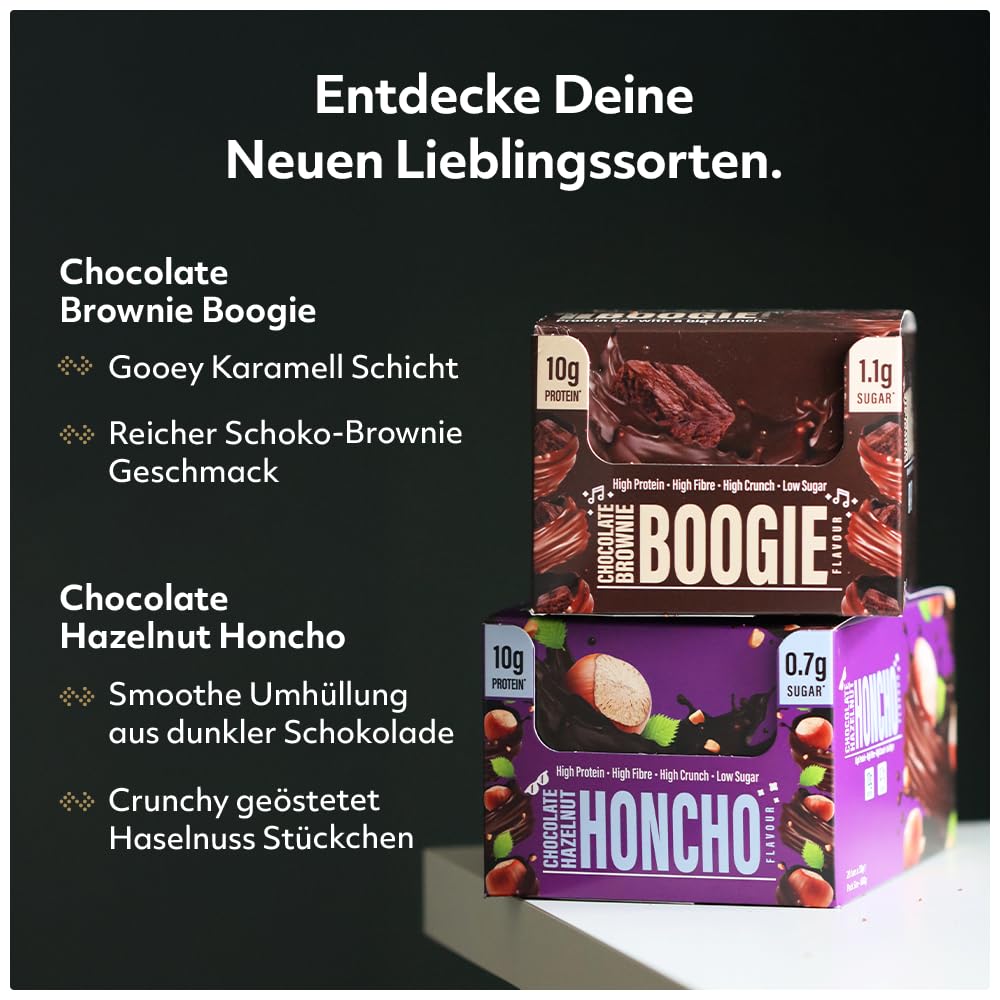 Thumbnail 3 de Der Big Little Protein Riegel – 20er Pack, Schoko-Haselnuss | 10 g Protein pro Riegel, wenig Zucker