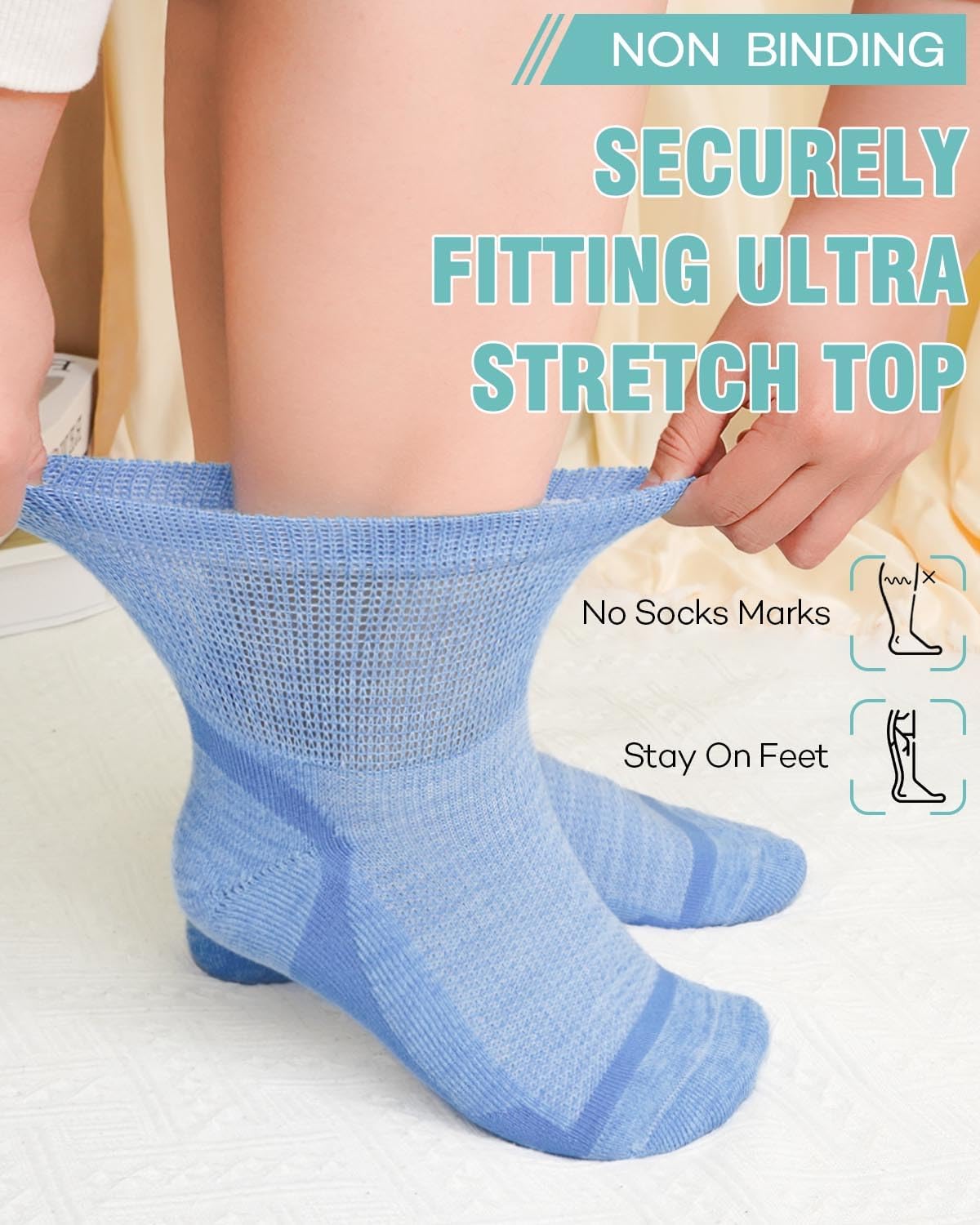 Thumbnail 1 de ZFSOCK Diabetic Socks Bamboo for Women