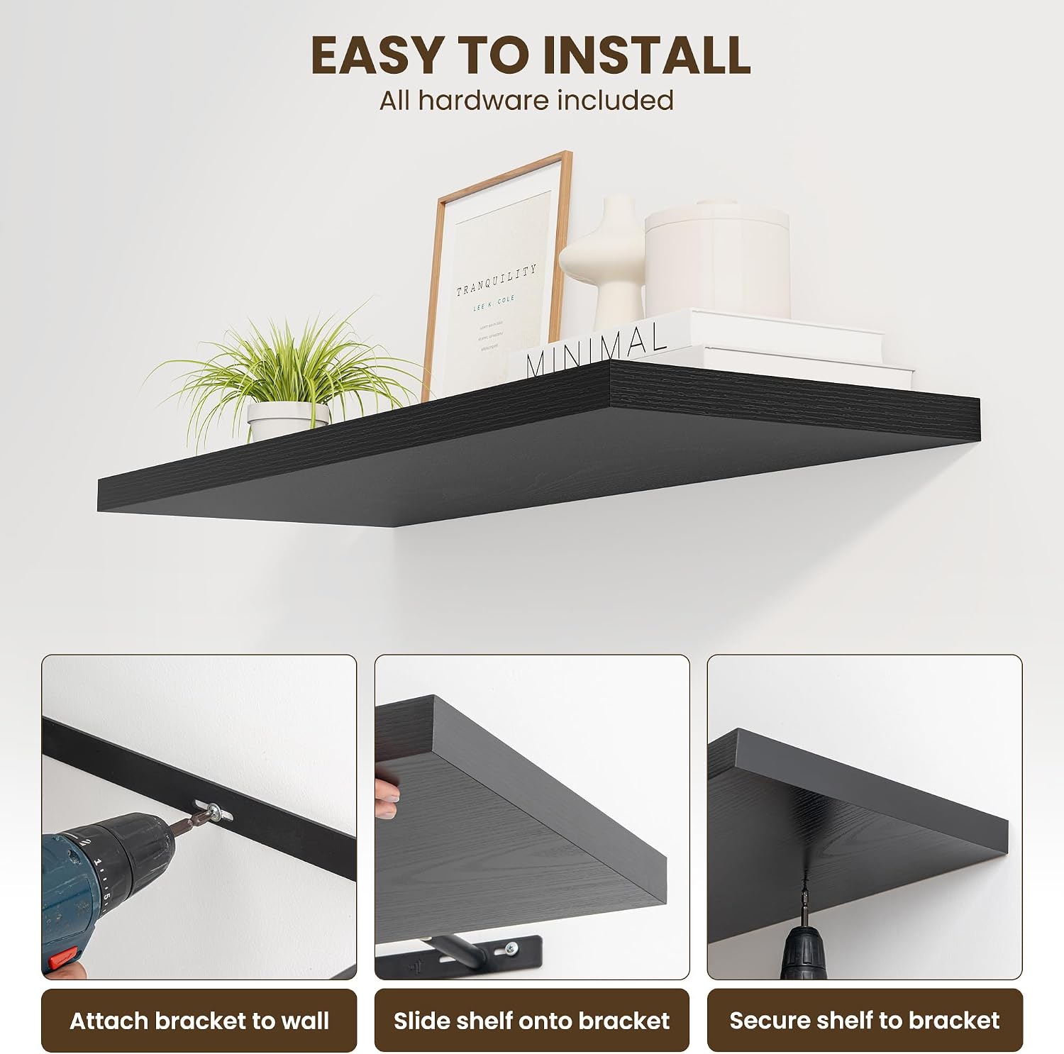 Thumbnail 4 de Dreamland Floating Shelves, 12-Inch Deep