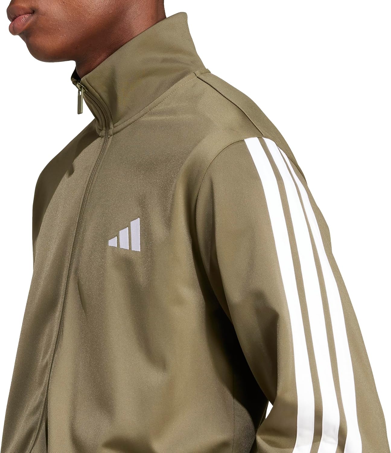 Thumbnail 4 de adidas Herren Sportswear Basic 3 Stripes Tricot Track Suit