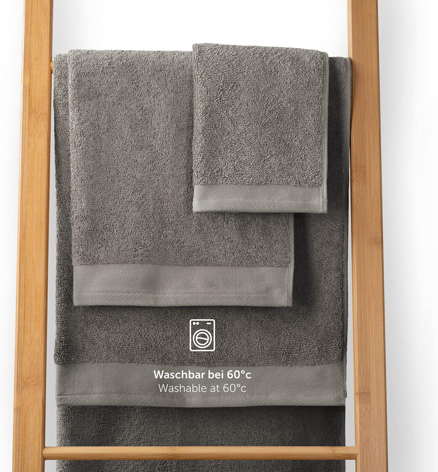 Thumbnail 4 de Blumtal – Lot de 10 Gants de Toilette en coton 500 g/m², Gris certifié Oeko-Tex