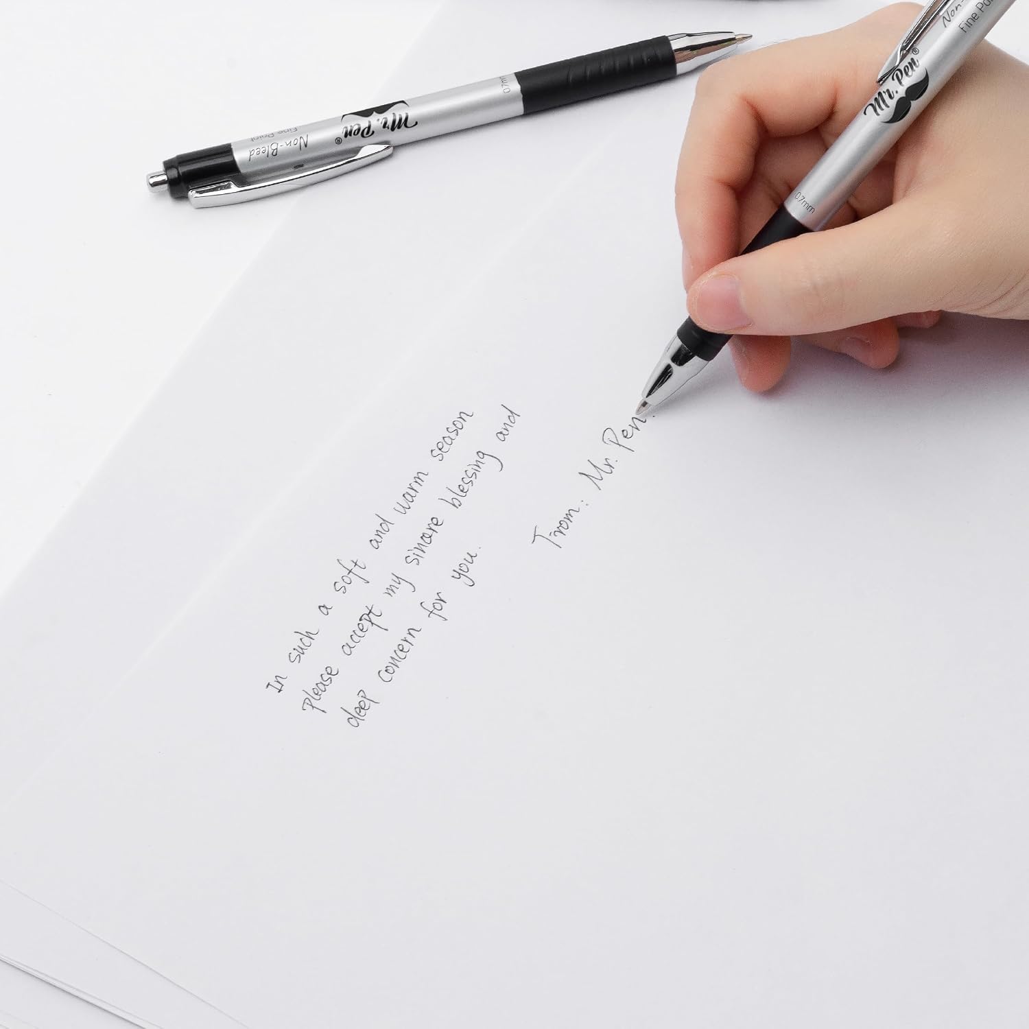 Thumbnail 4 de Mr. Pen BB06 Retractable Ballpoint Pens, 6-Pack, Black Ink, 0.7 mm