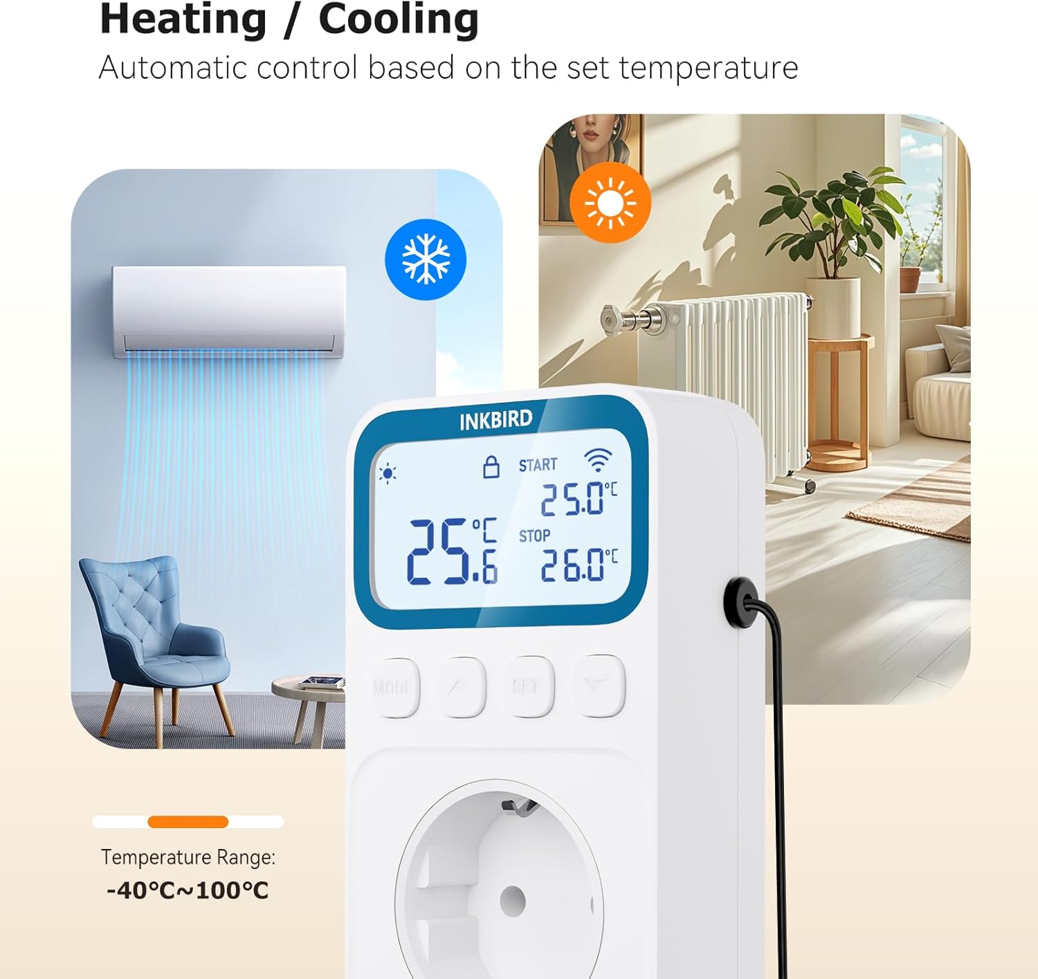 Thumbnail 4 de Inkbird C236T termostato Wi‑Fi per incubazione e serre