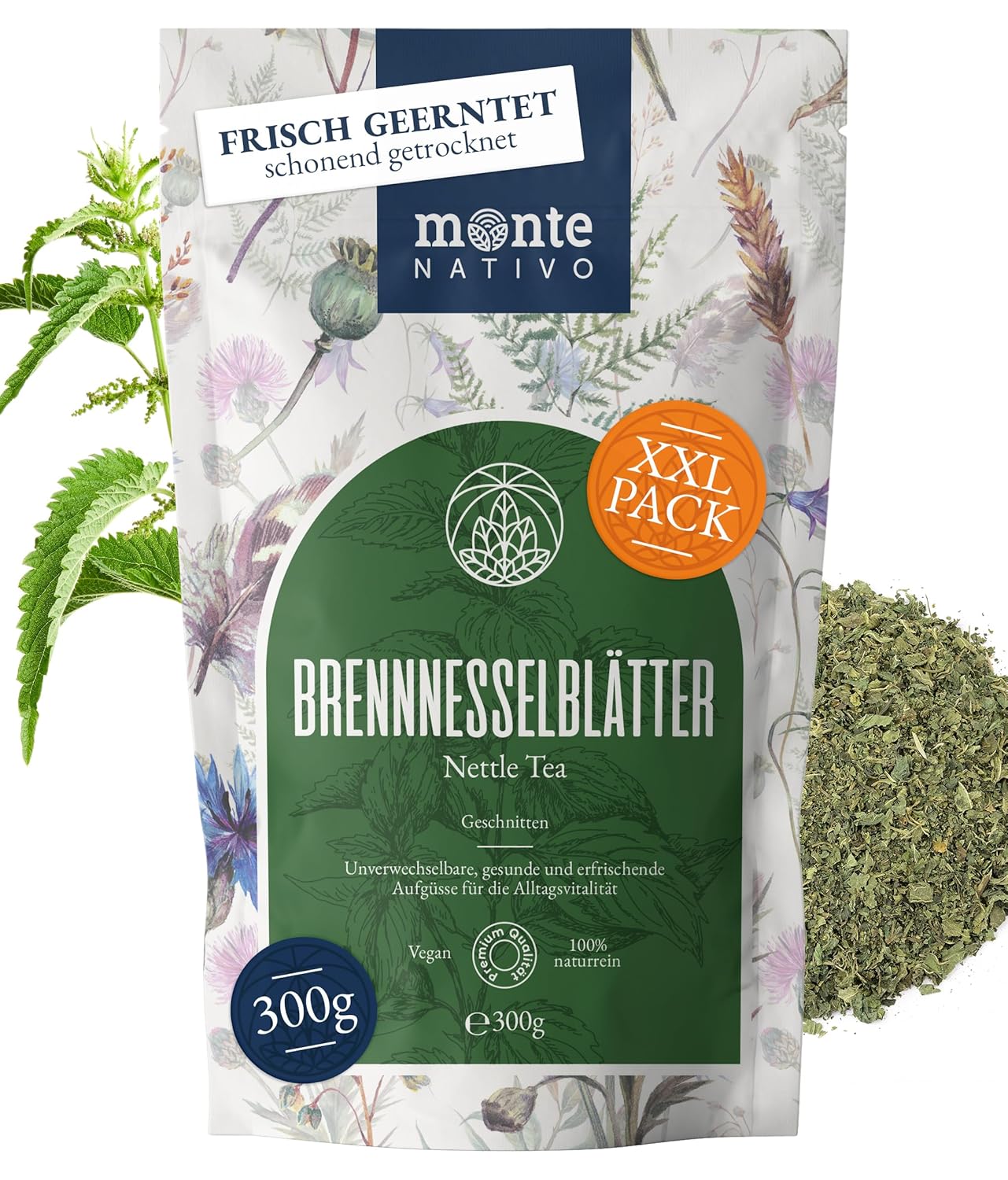 Detalle de Sencha Grüner Tee lose Monte Nativo (200 g) – aromatischer Grüntee ohne Zusatzstoffe