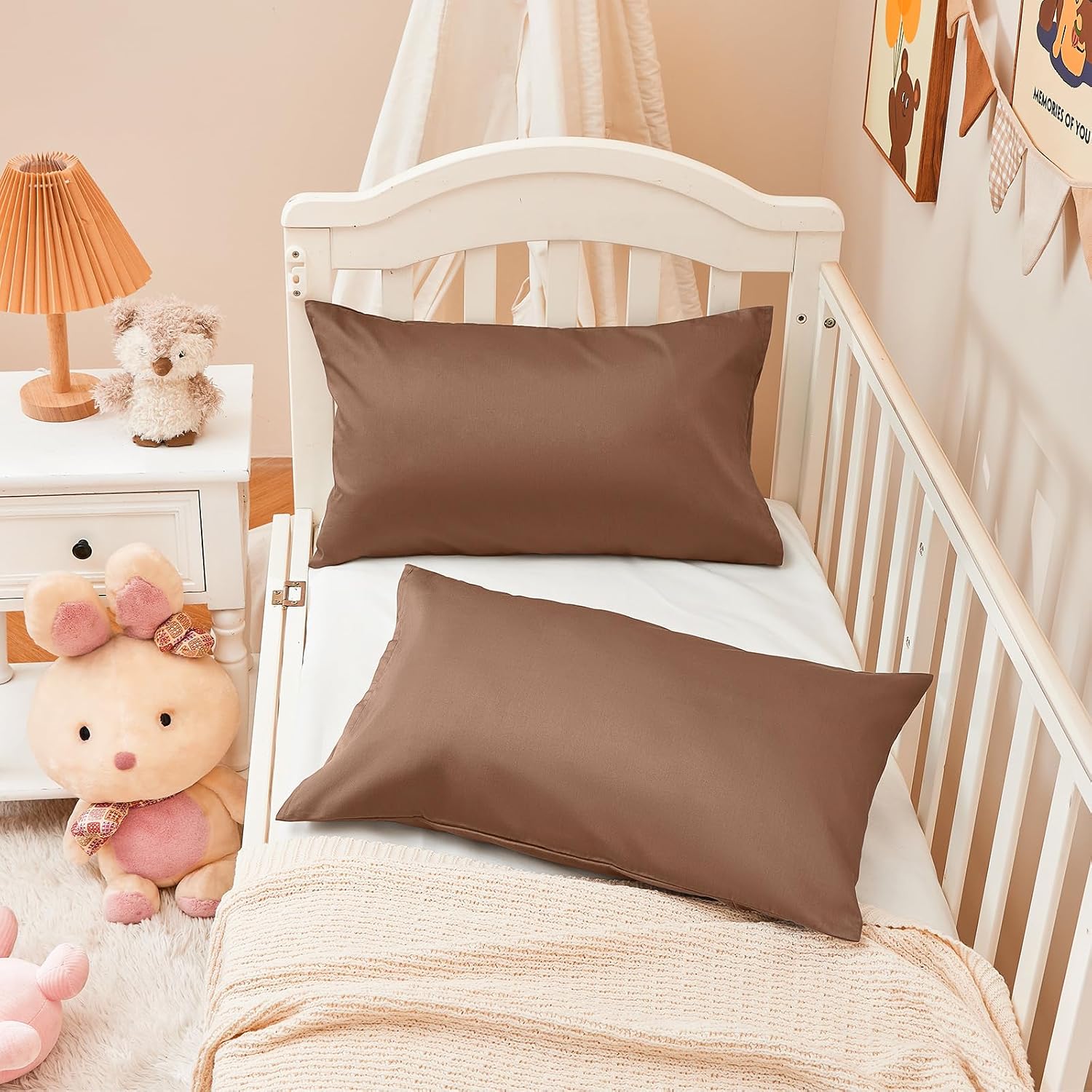 Detalle 2 de Warmstar YOU-1 Toddler Pillowcases, 100% Cotton, 600 Thread Count, 13 x 18