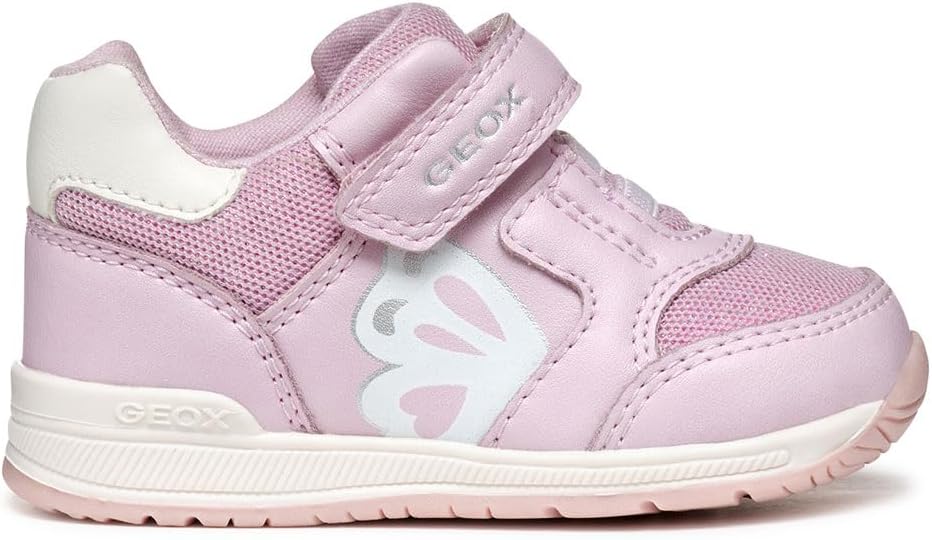 Detalle de Geox B Rishon Girl A BasketBébé Fille – Chaussures bébé filles respirantes et faciles à enfiler