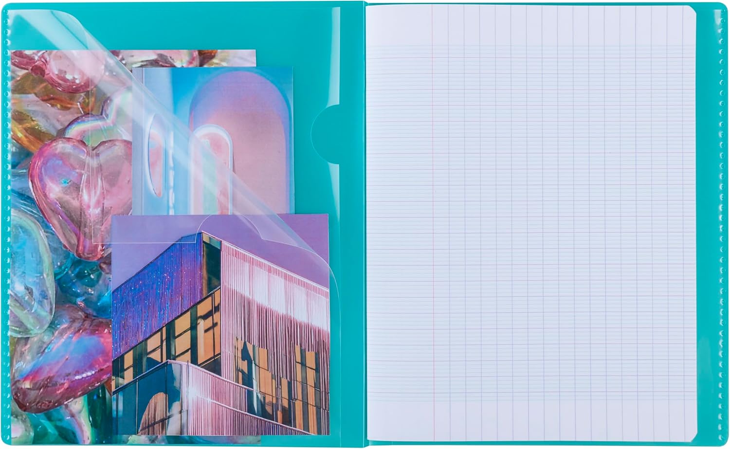 Thumbnail 3 de Clairefontaine 951441C Lot de 10 Cahiers Agrafés Kovbook Silver – 17x22 cm, 96 pages, papier blanc 90 g, couverture polyprop opaque