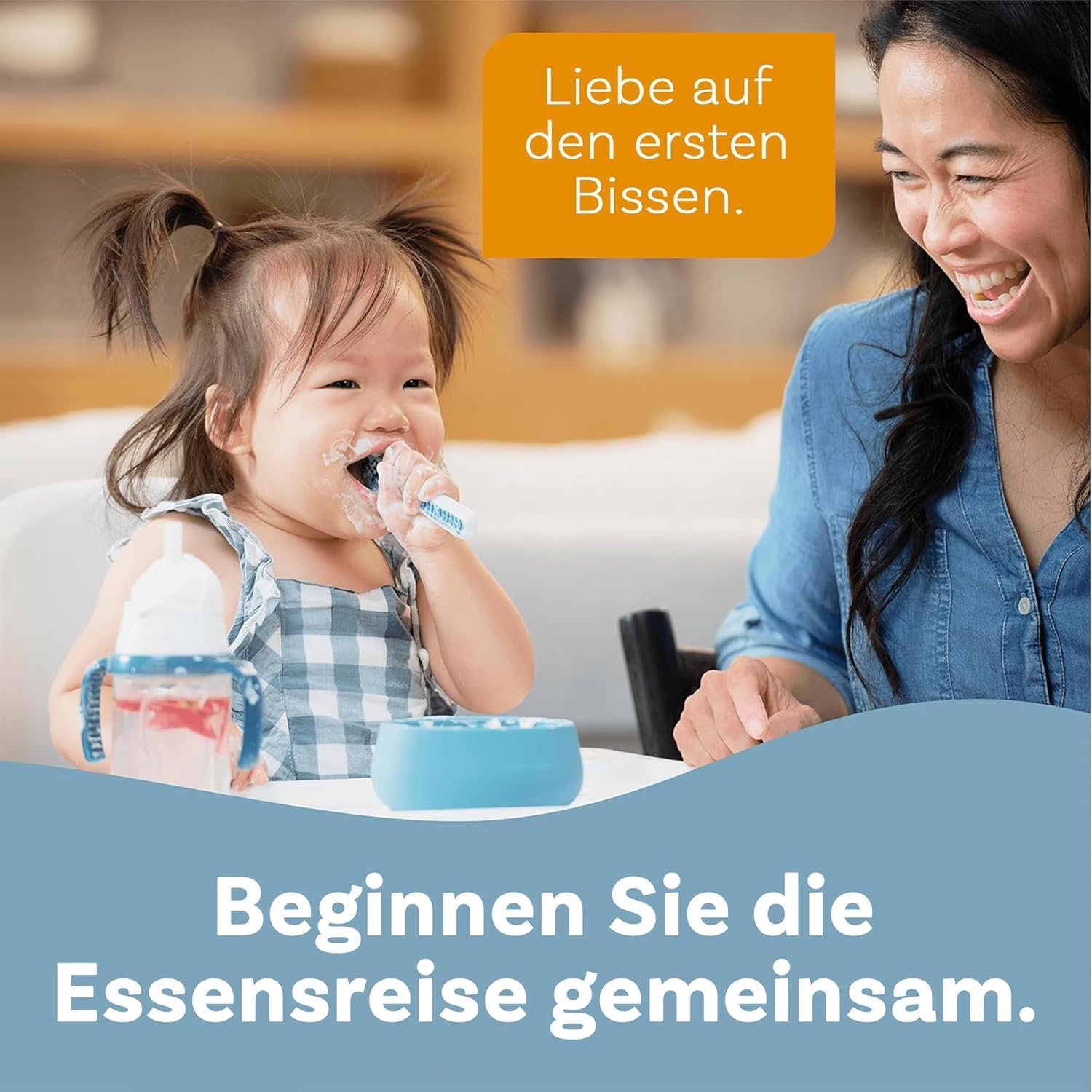 Detalle de Babylöffel Set ab 6 Monaten NumNum 2er