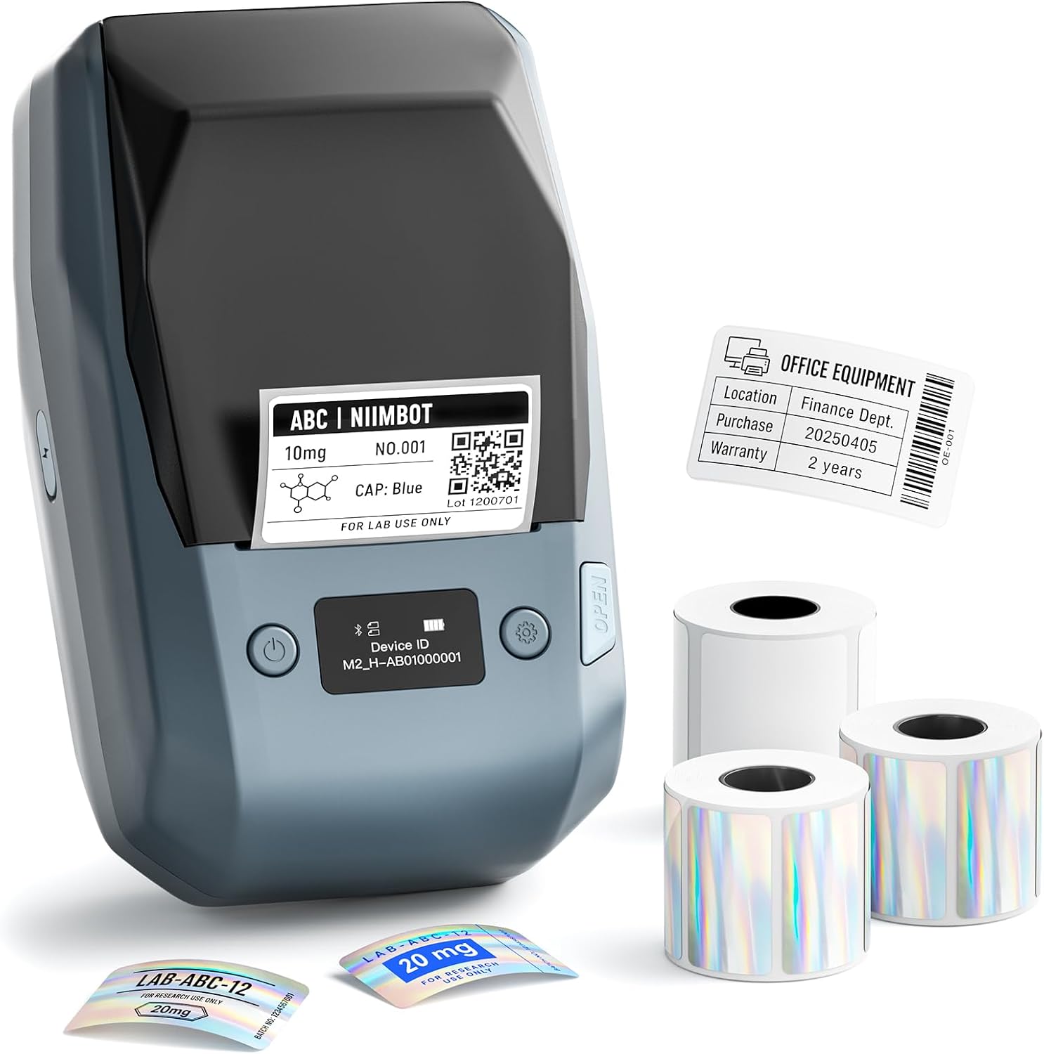Detalle de NIIMBOT M2 Label Maker, 300 DPI Thermal Transfer Printer with Bluetooth