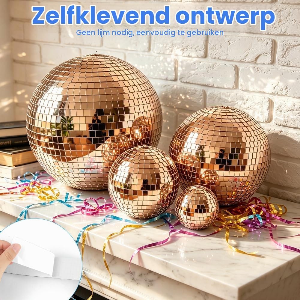 Thumbnail 4 de Aomig 5817924 spiegelmozaïektegels, zelfklevend, 5 x 5 mm