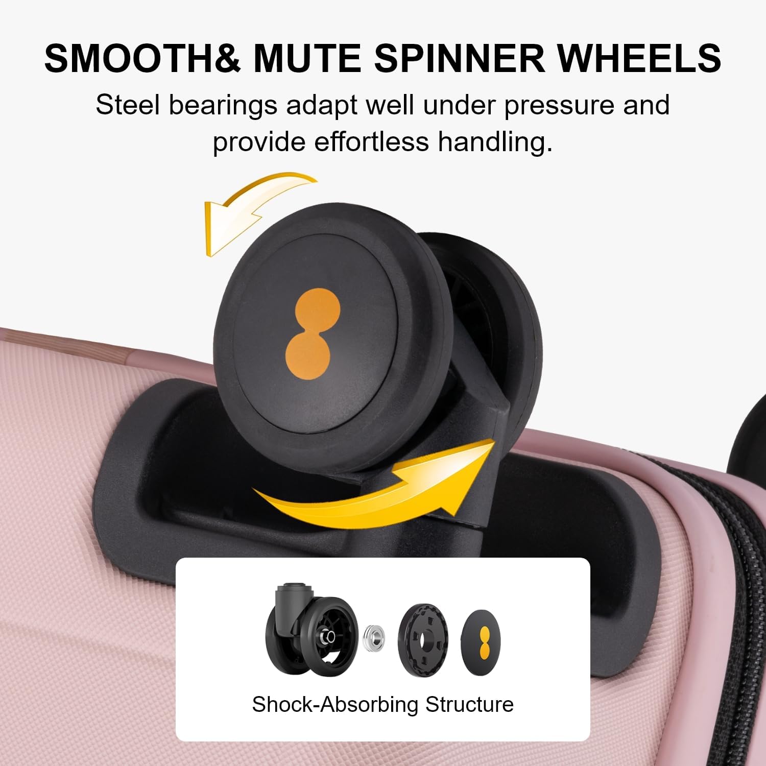 Detalle de LEVEL8 8 Spinner Rollkoffer 54 cm
