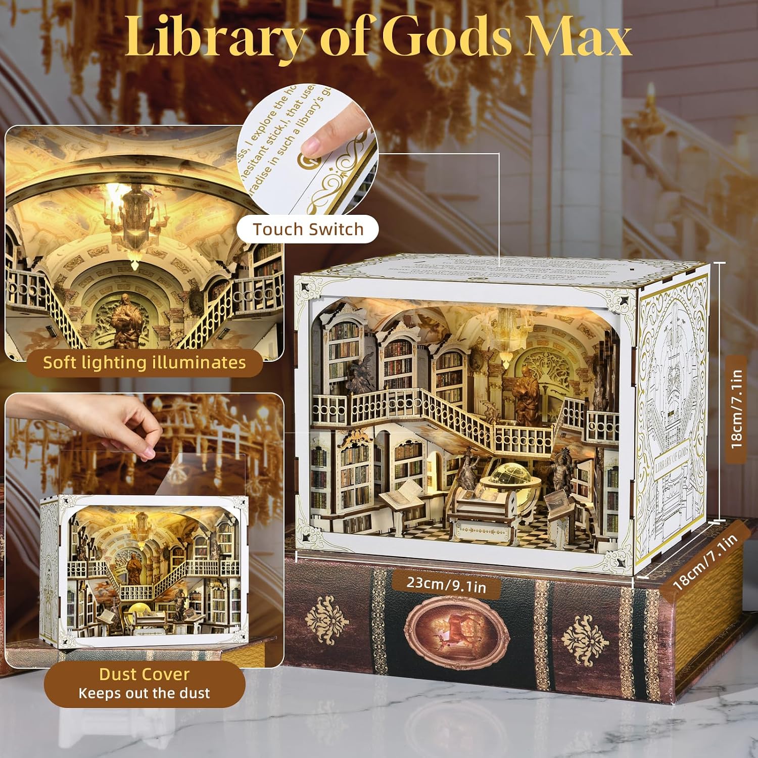 Detalle de MiniCity Book Nook Kit fai da te