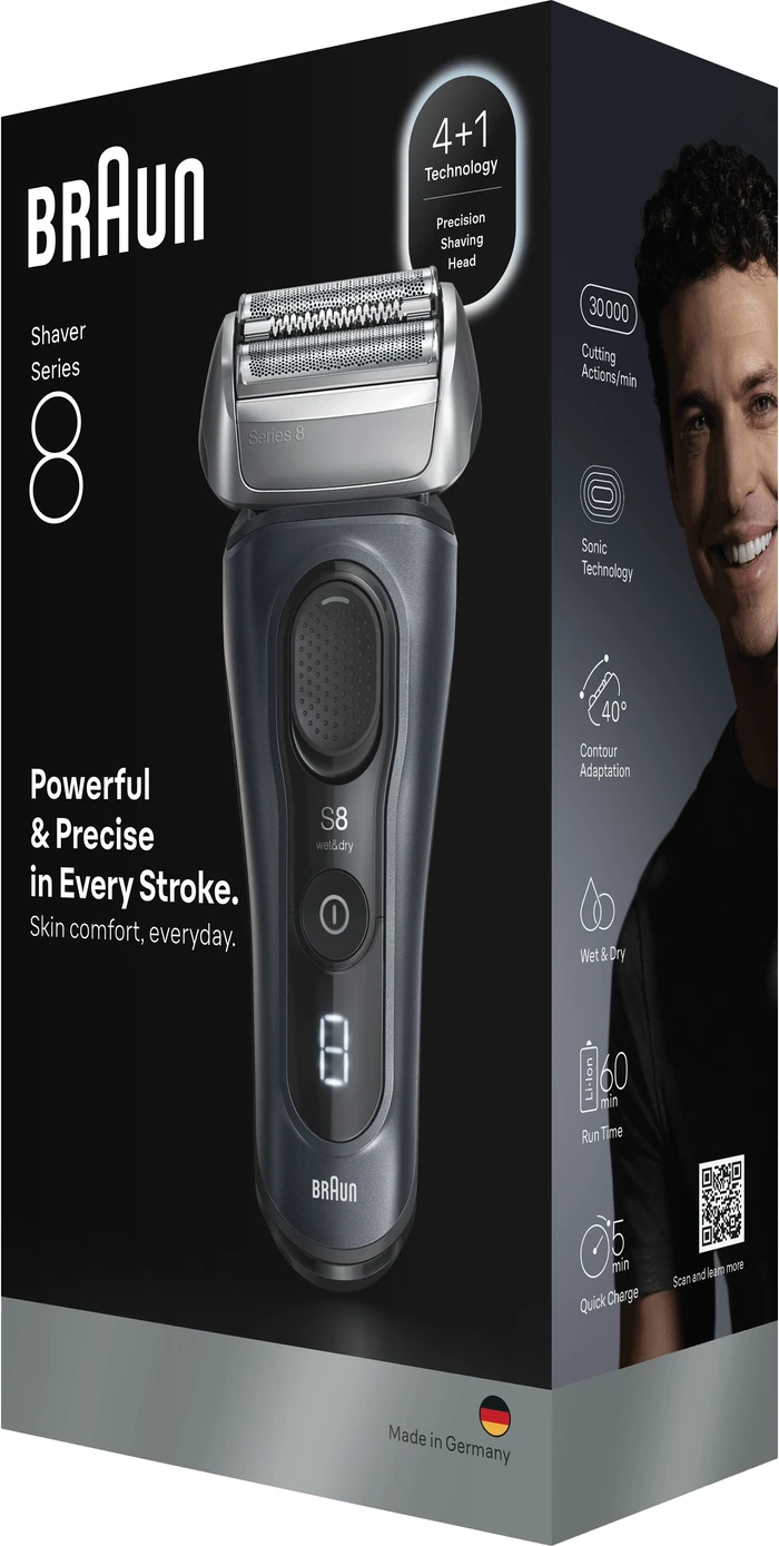 Thumbnail 6 de Braun Series 8 8603S Grau Rasierer⚙