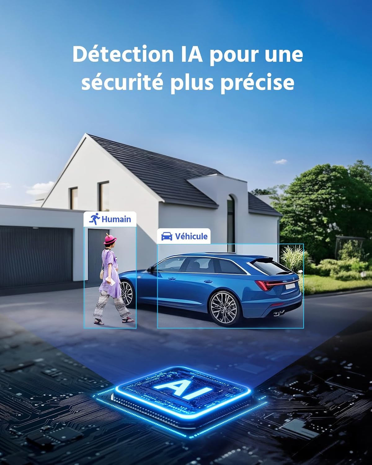 Thumbnail 2 de ANNKE H500 Bullet 5MP Système de surveillance 8CH 2To