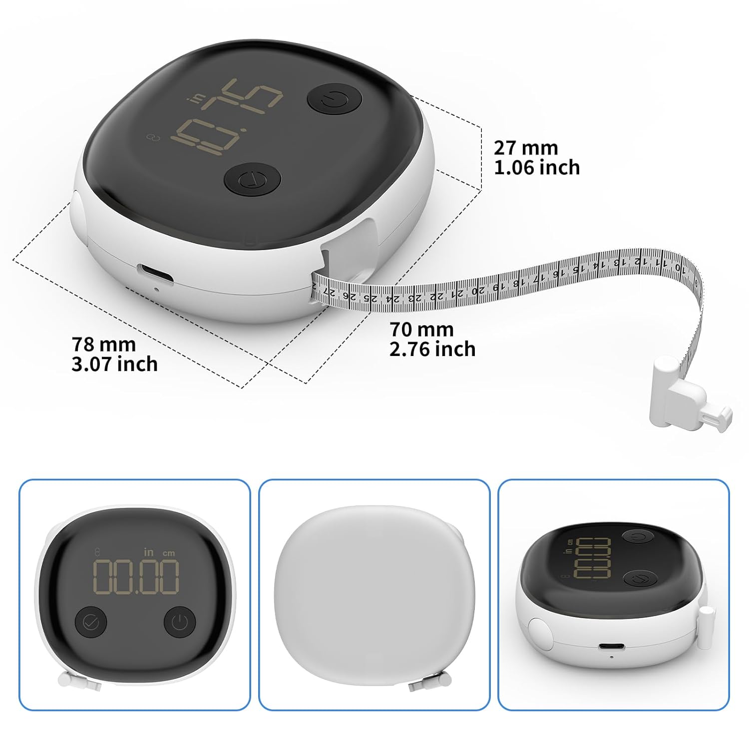 Detalle 2 de Healthkeep mètre ruban connecté 150 cm 📏