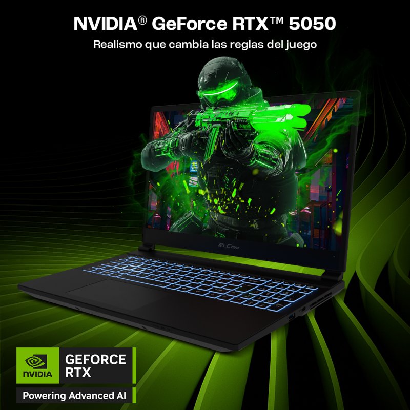 Thumbnail 2 de PCCom Revolt 5050 Gaming Laptop 💻 AMD Ryzen 7 16GB, 1TB SSD