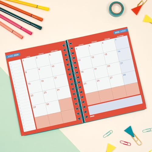 Thumbnail 3 de Finocam Agenda Cosmo Curso 2025–2026 Semana Vista Horizontal 12 meses 📚