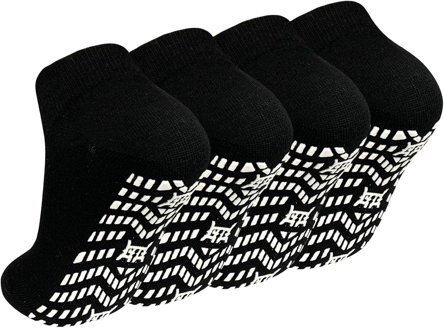 Thumbnail 6 de PUTUO Sport – Lot de 4 paires de chaussettes anti-dérapantes homme en coton