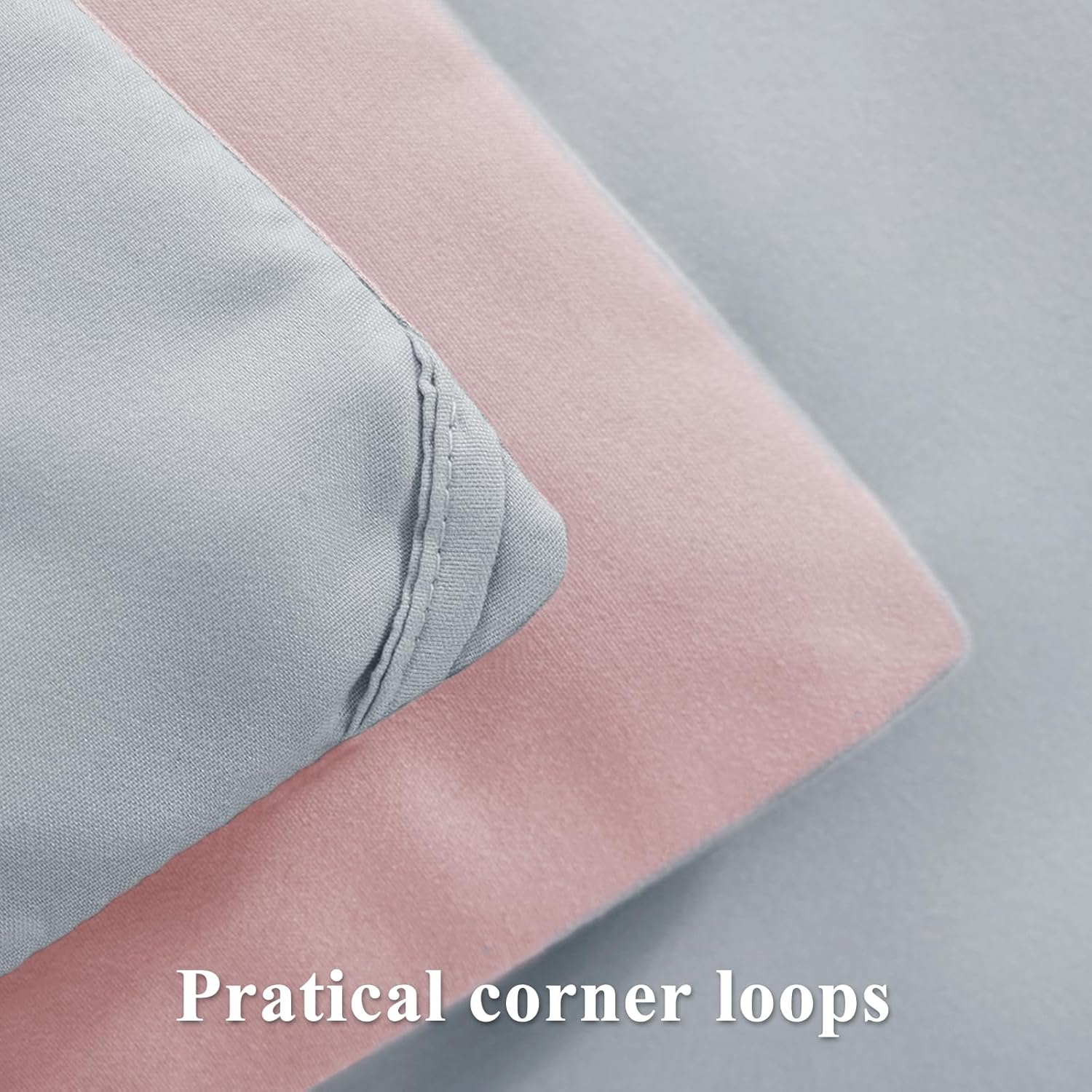 Thumbnail 6 de Aisbo Coverless Duvet King Size 10.5 Tog – Pink/Grey, 230 x 220 cm