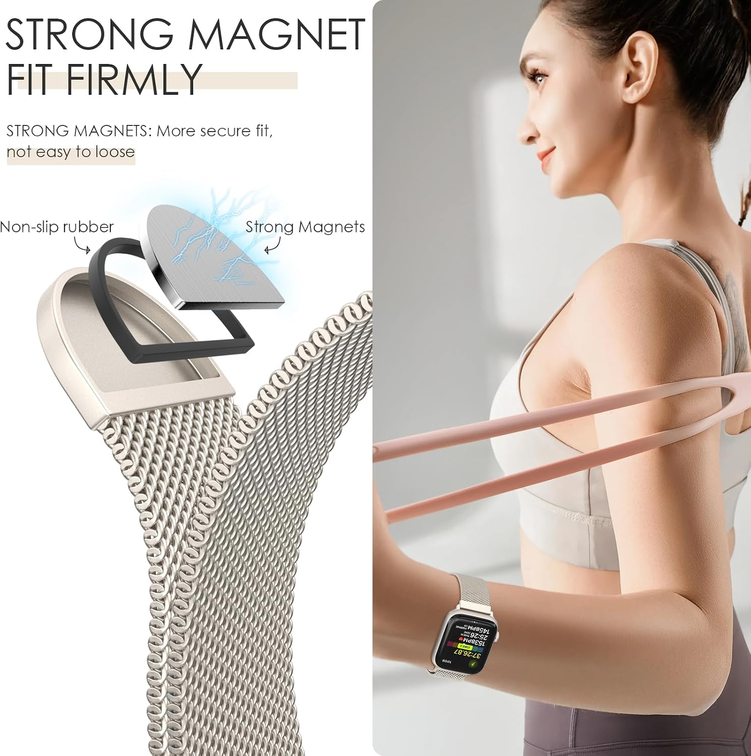 Thumbnail 3 de Original Milanese Loop for Apple Watch 38–49mm