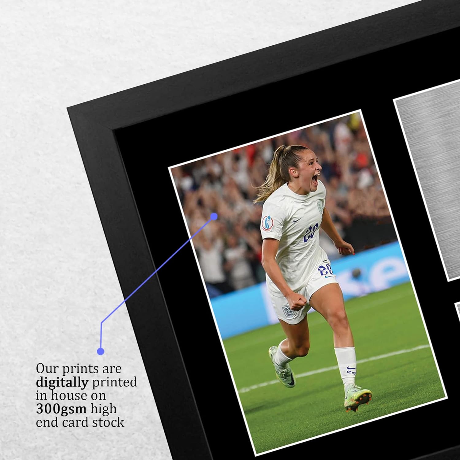 Thumbnail 3 de HWC Trading FR A4 Ella Toone Women’s England framed autograph photo picture (A4)