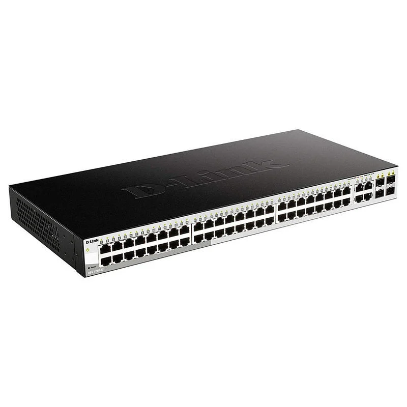 Detalle de D-Link DGS-1210-52 Switch Smart Gigabit 48+4 SFP 🌐