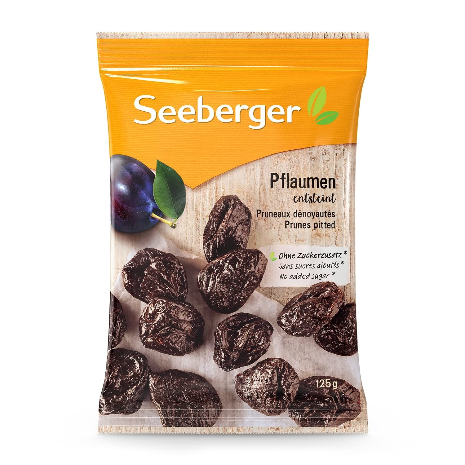 Thumbnail 3 de Seeberger Pflaumen entsteint 13er Pack (13 x 125 g) – extra große getrocknete Backpflaumen, vegan