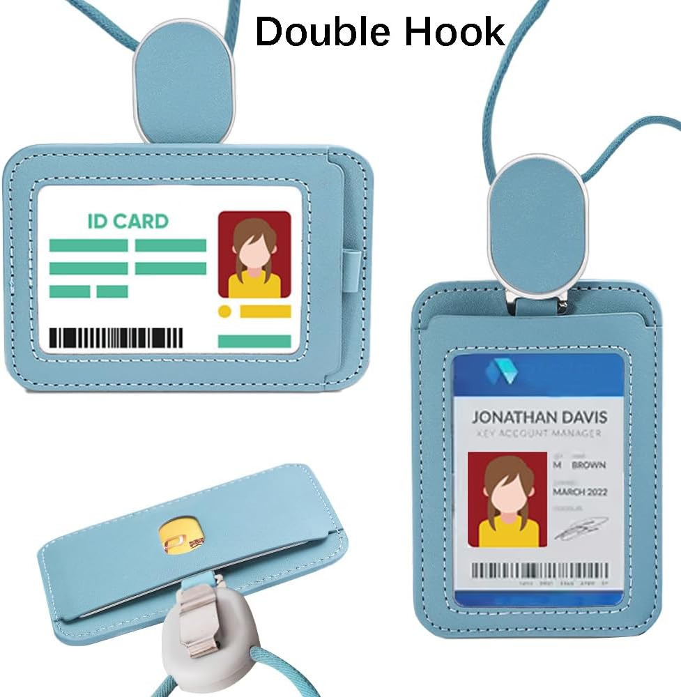 Detalle 1 de Larpur PU Leather ID Badge Holder