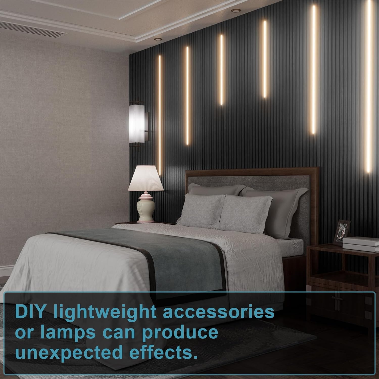 Detalle 1 de Greymond Wood Slat Acoustic Wall Panels, MDF